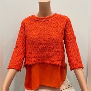 Zara knit orange